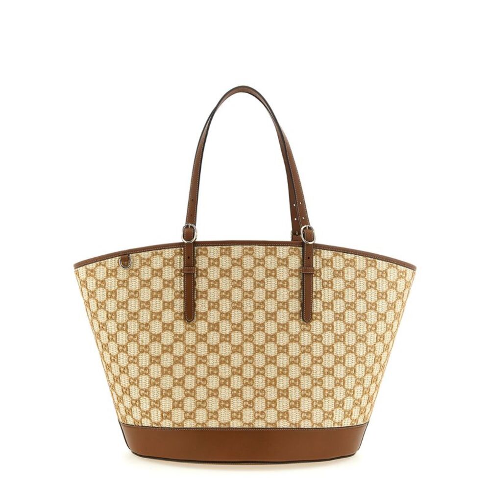 Gucci Brown Cotton Women's Handbag